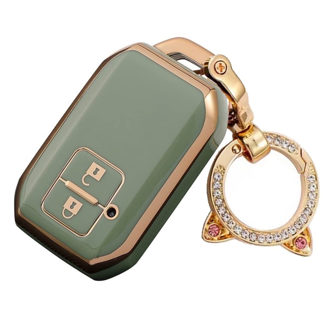 ZANEKO Jimny key case compatible Suzuki Jimny Sierra key cover ZA-MEK-LM2-Green зелёный