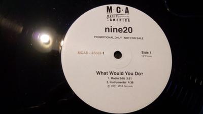 12-Zoll-Schallplatte NINE20 - Was würdest du tun? MCAR255631 MCA Records 2001 US Soul/Funk Gebraucht