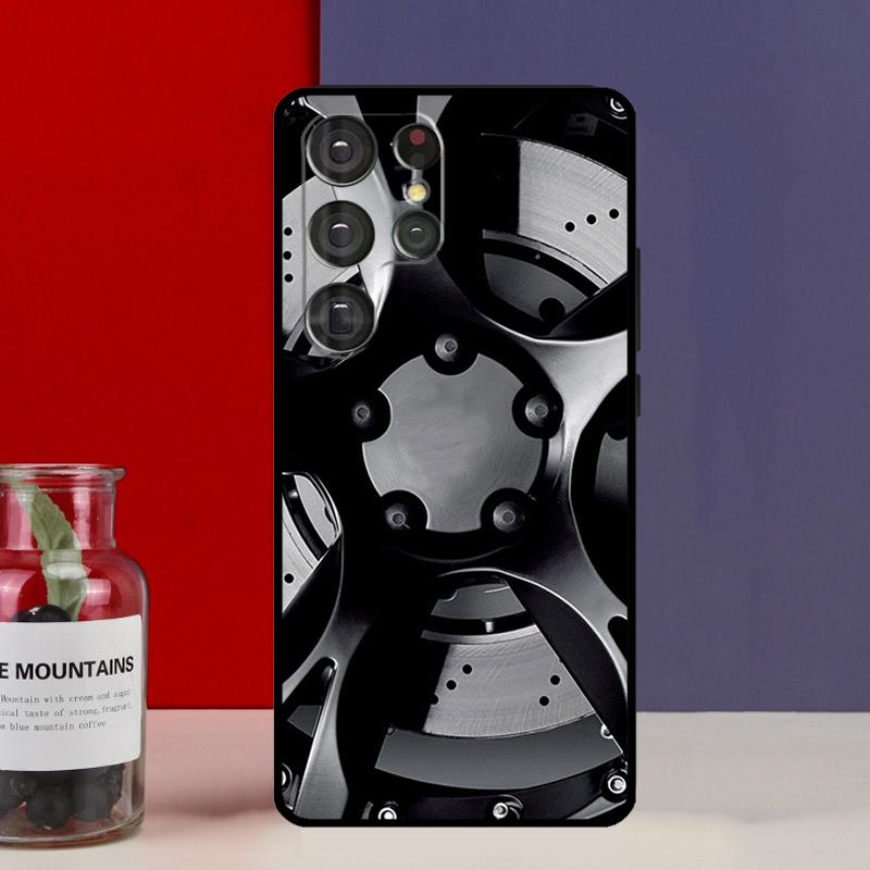 Sports Car Wheel Tire Speed Funda Case For Samsung Galaxy S25 Ultra S9 S10 S20 S21 FE S22 S23 Plus S24 Ultra Phone Cover