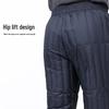 SNOWFLYING Men's Thermal Down Pants with Knee Protection