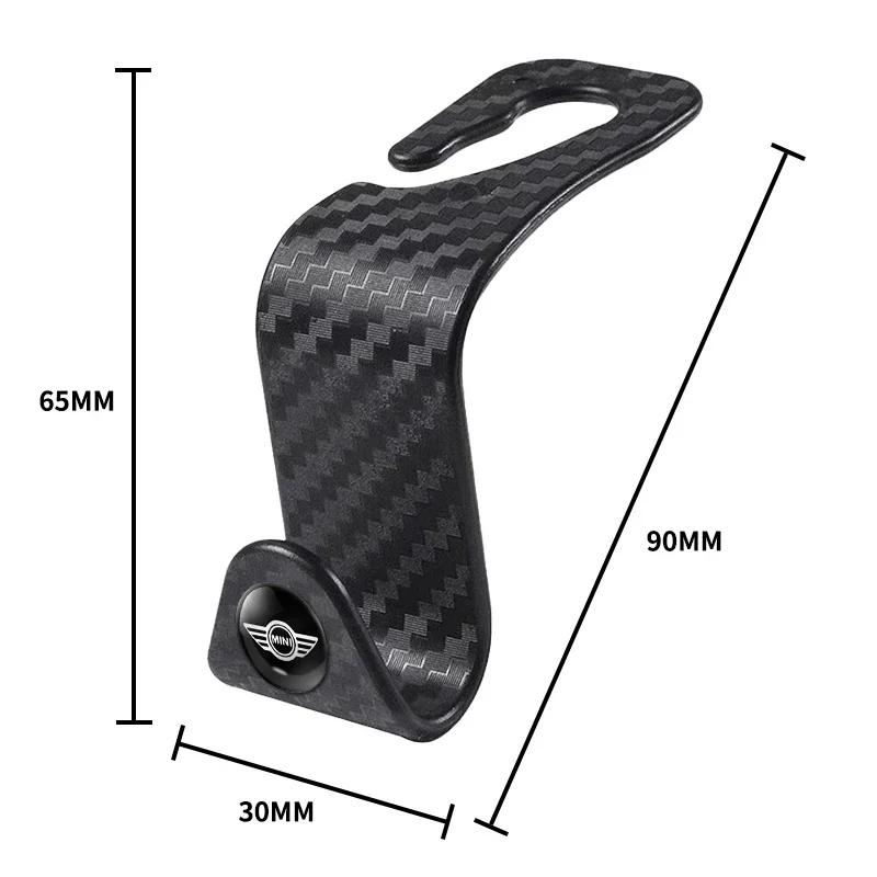 Crochet de siège de voiture Hanger de rangement multifonctionnel pour BMW MINI F55 F56 R60 R59 R58 WORKS One Cooper JCW R57 R56 R55 Accessoires