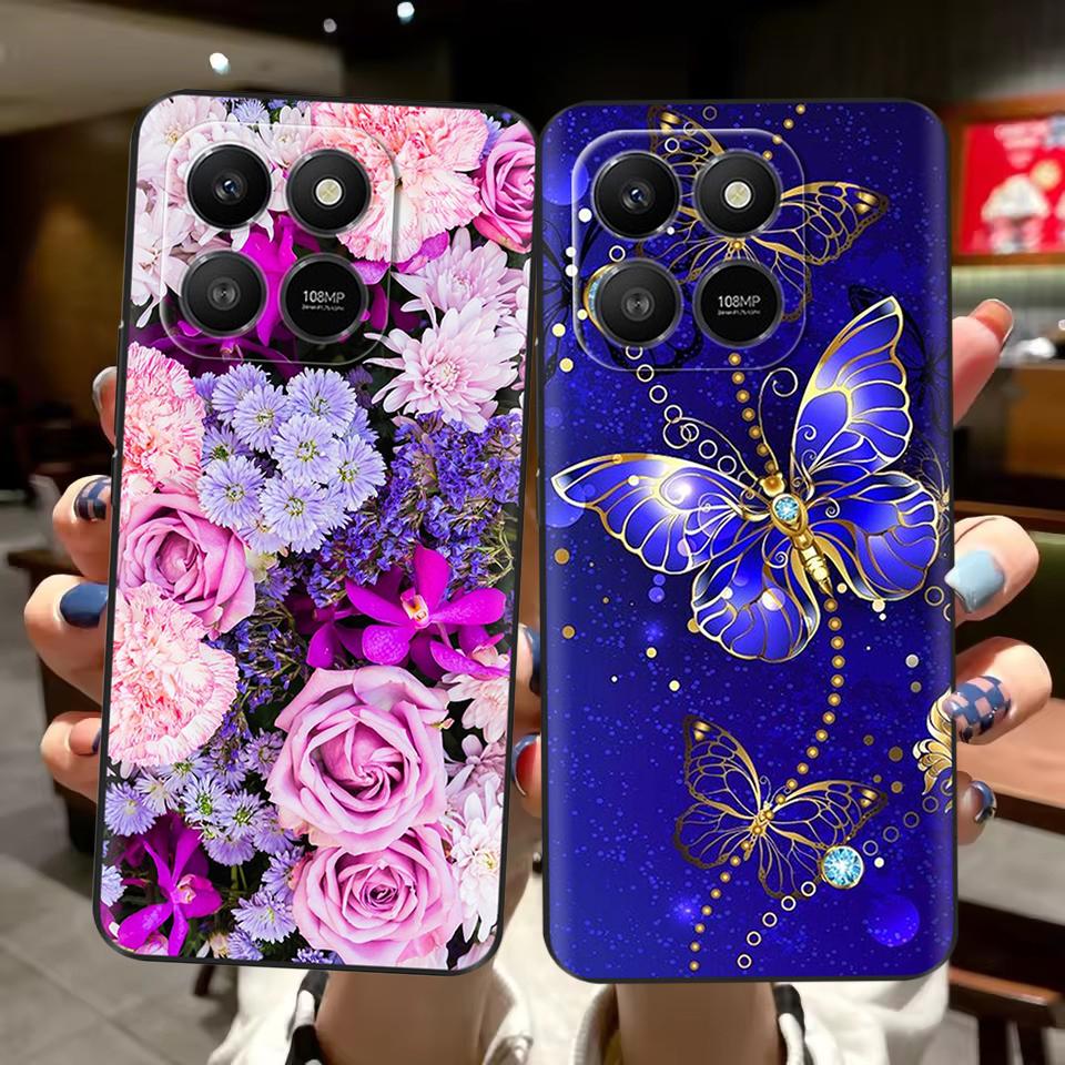 Shockproof Case Funda for Honor 400 Smart 5G Case for Honor X7D 4G 5G Cute Back Cover Soft Silicon Bumper Protection Phone Capa