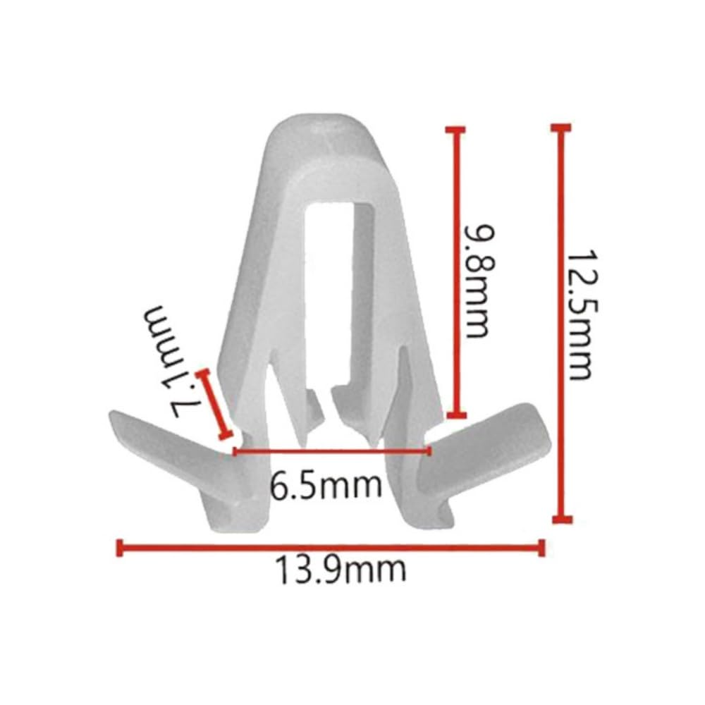 Garnish Clip Interior Clip Door Panel Clip 20 Pieces Interior