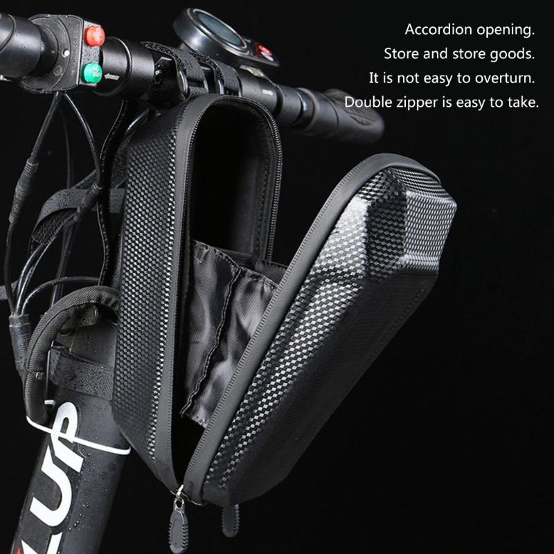 Large Capacity Electric Scooter Front Bag Waterproof Storage Bag Stable Handlebar Bag for Electric Scooter/Bike/Bicycles
