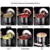 OAG 304 Stainless Steel Seasoning Jar with Lid