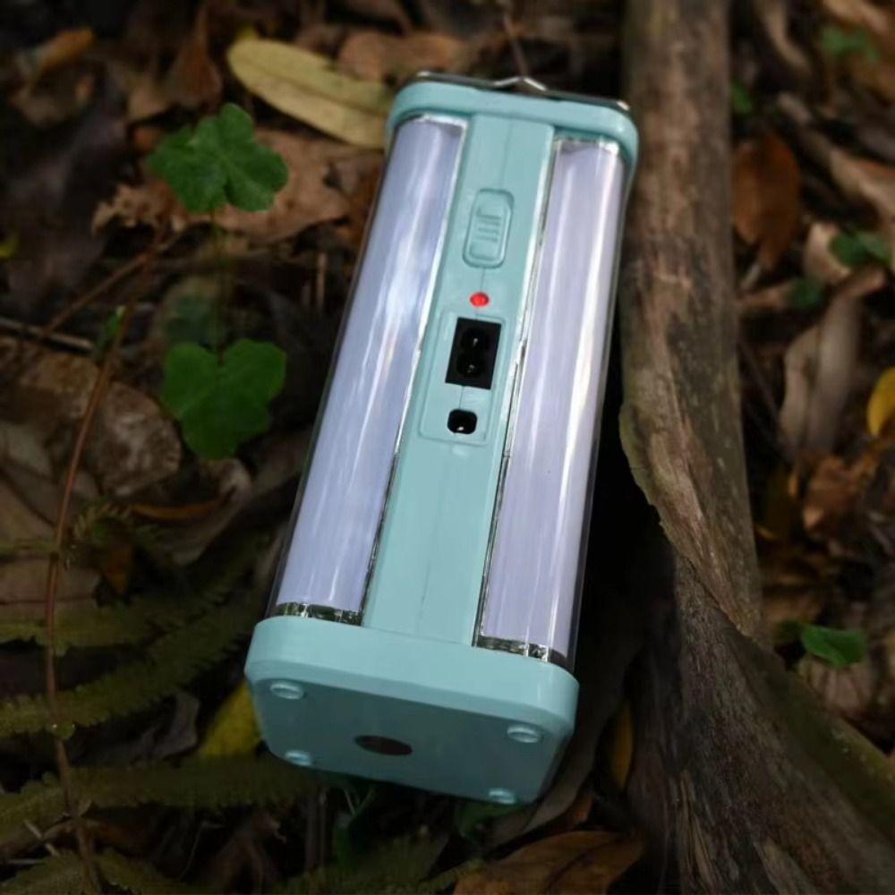 Super Bright LED Solar Camping Light Rechargeable Mini Flashlight Working Light Hiking Camping