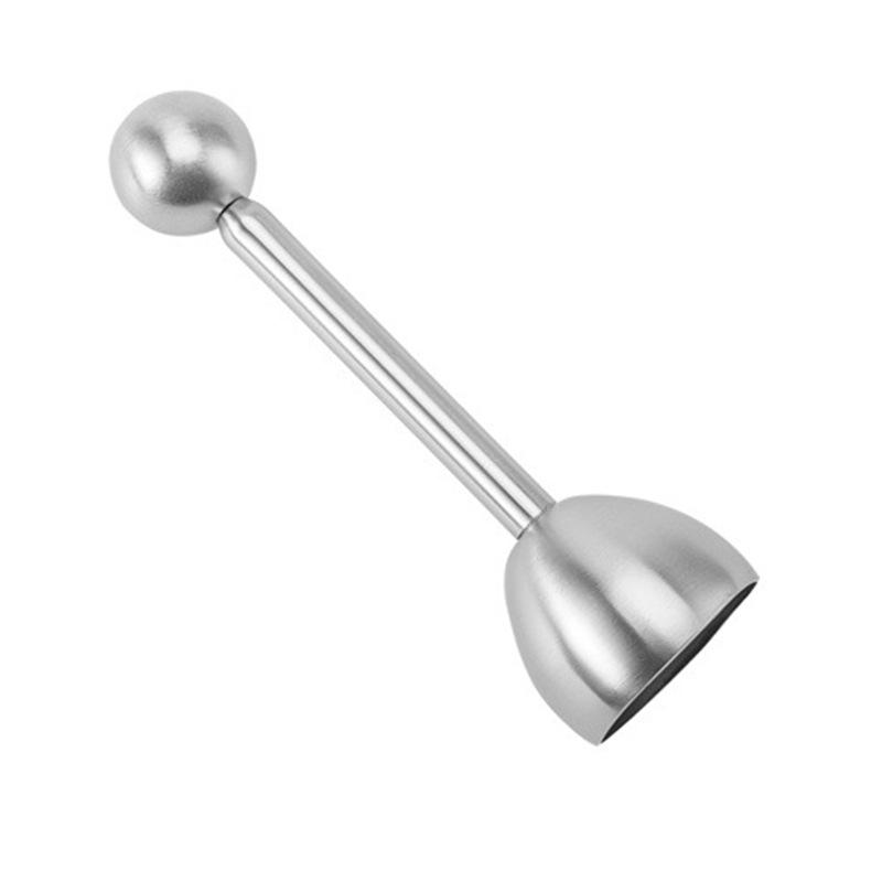 304 Stainless Steel Spring-Loaded Eggshell Cracker