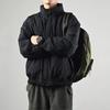 Herren Trendy Bomberjacke mit Stehkragen - Lockere Passform, Vielseitige einfarbige Freizeit-Oberbekleidung