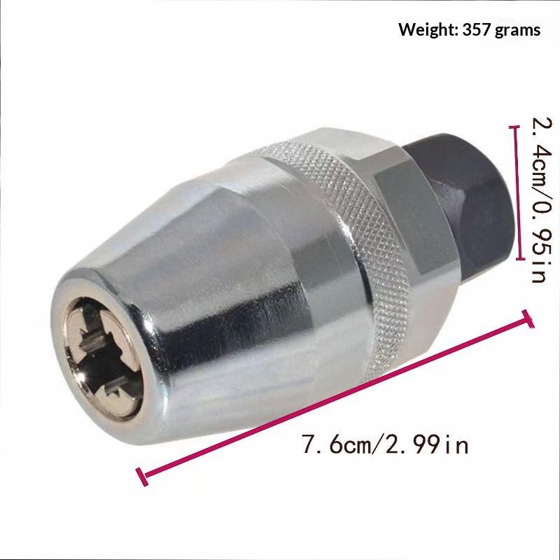 3/8in Drive Broken Bolt Extractor Heavy Duty Alloy Steel Stud Remover for 1/4in-1/2in Studs Suitable for Home Garage Repairs