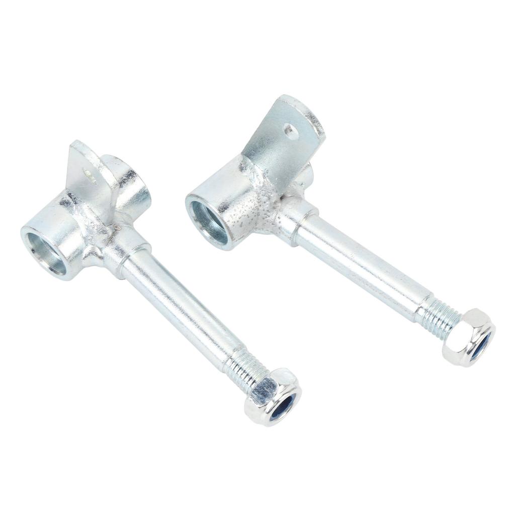 1 Pair M14 Front Wheel Steering Spindle Stud Flange with 4pcs 10mm Bearings for Go Kart ATV Quad