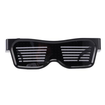 LED Brille 4 Farben Hohe Helligkeit APP-gesteuert Smart Brille Leuchten im Dunkeln Partybrille für Hochzeit Geburtstag