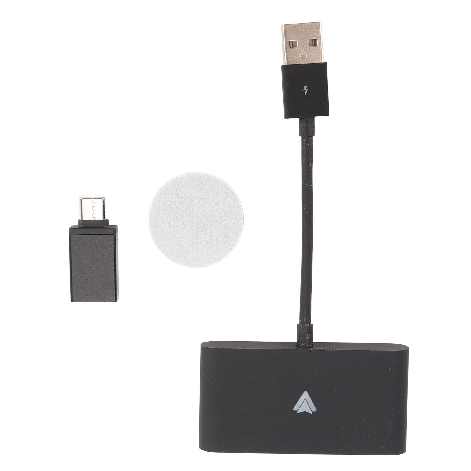 

Wireless Adapter for Android Auto USB Type C Bluetooth 5.0 Universal Car Wired to Wireless Adapter f Black