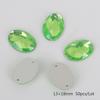 Round Multi-Faceted Acrylic Rhinestones with Double-Hole Flat-Back for Jewelry Accessories