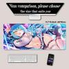 Yukihana Lamy Hololive Kawaii Carpet Office Gaming Accessories Mouse Pad Large Laptop Keyboard Non-slip PC Computer XXL Desk Mat