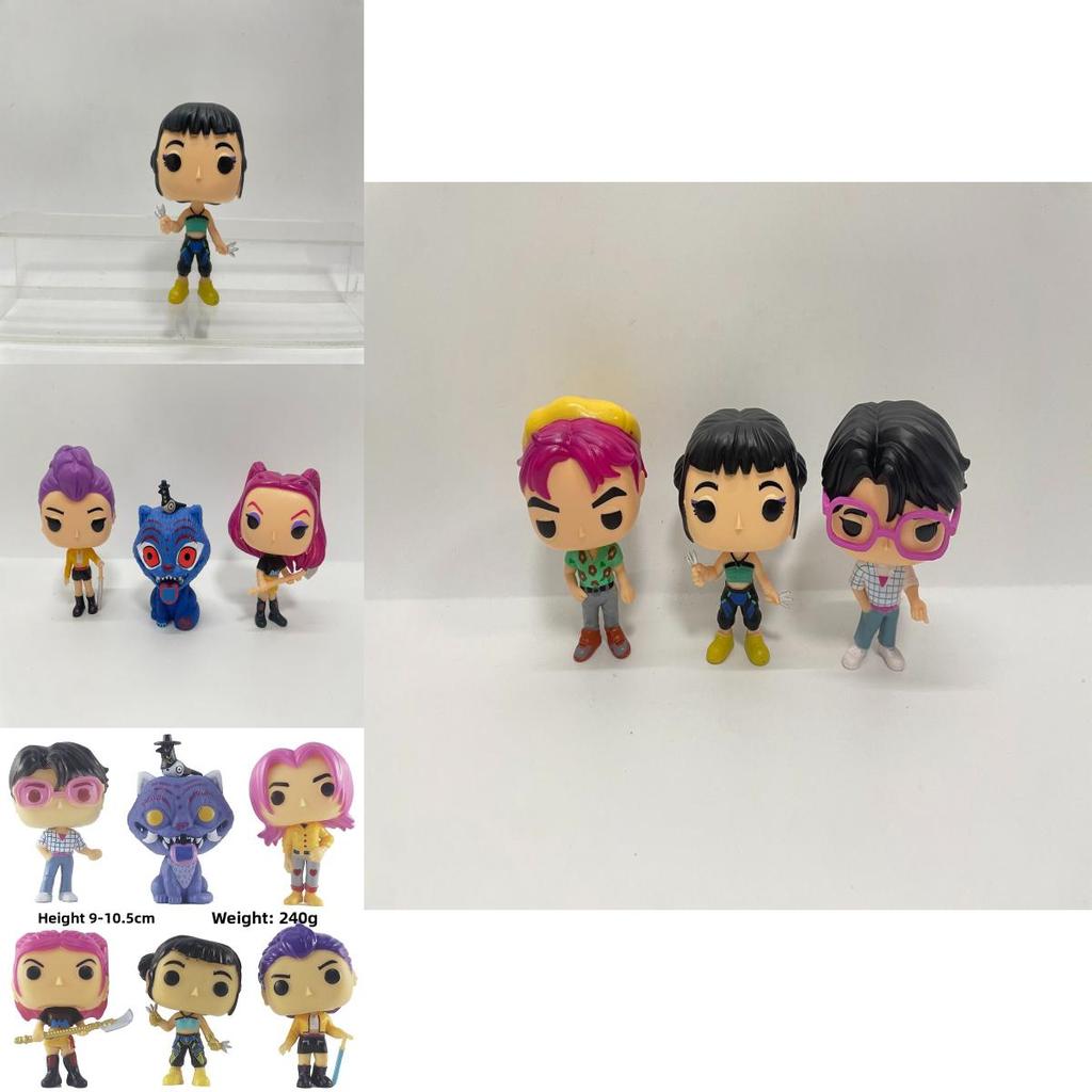 Kpop Demon Hunters Pvc Figure Collectible Set For Fans And Display