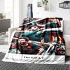 Messi Personalized Text Blanket Multi-purpose Customizable Blanket Soft & Cozy Perfect for Bedding Couch Nap Seaside for All Occasions