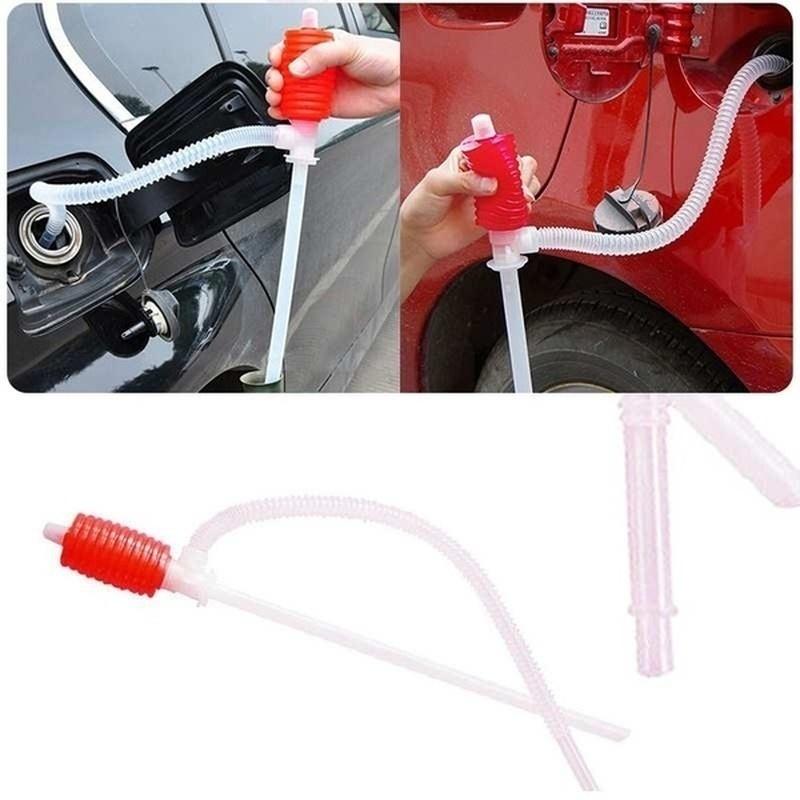 Liquid Oil Transfer Pump Water Pump Pipe Hand Outdoor Car Vehicle Fuel Gas Transfer Suction Pumps Liquid Transfer Oil Pipes
