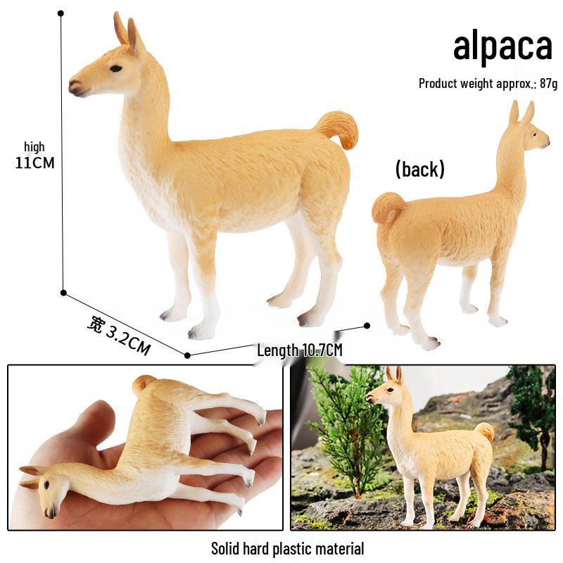 Children's Cognitive Animal Model Toy - Donkey Foal & Zebra Ornament