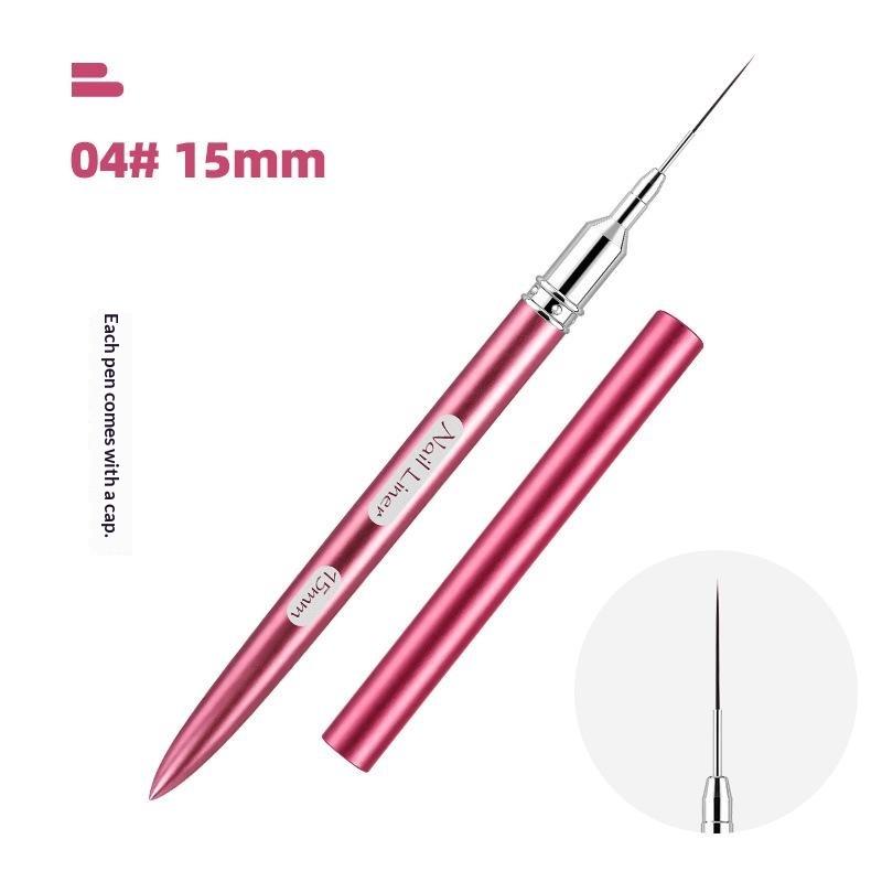 Professional Nail Art Liner Brush Ultra Thin Precision Drawing Pen 6/9/12/15/18/25mm for Nail Salon Commercial Use