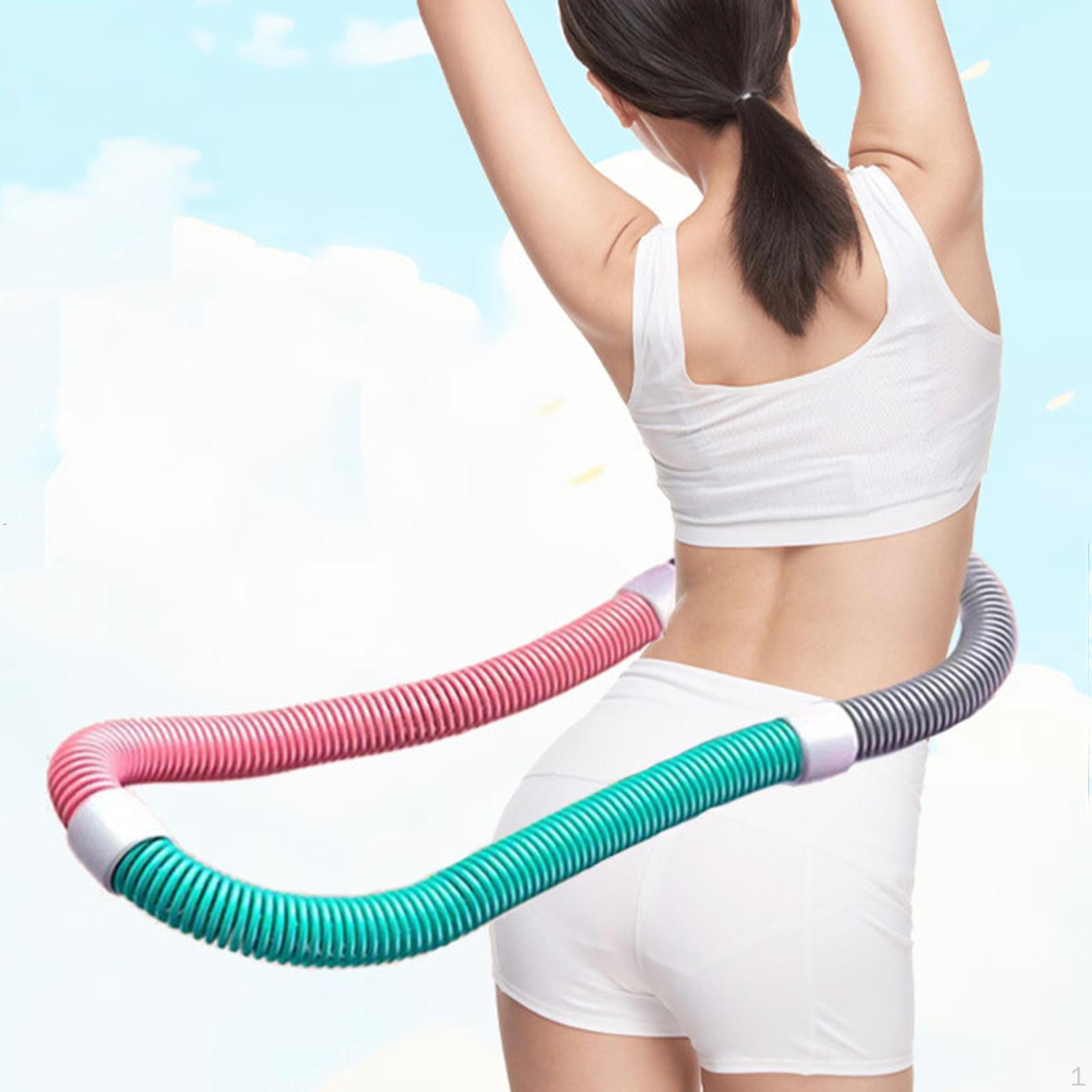 

Abdomen Fitness Circles for Home And Travel with PVC Material Pink Green 0.9kg