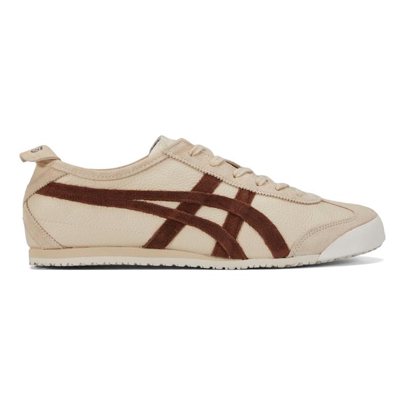 ONITSUKA TIGER Meksyk 66 Vintage Kremowy Burgundowy Unisex Sneakersy 1183B391-251