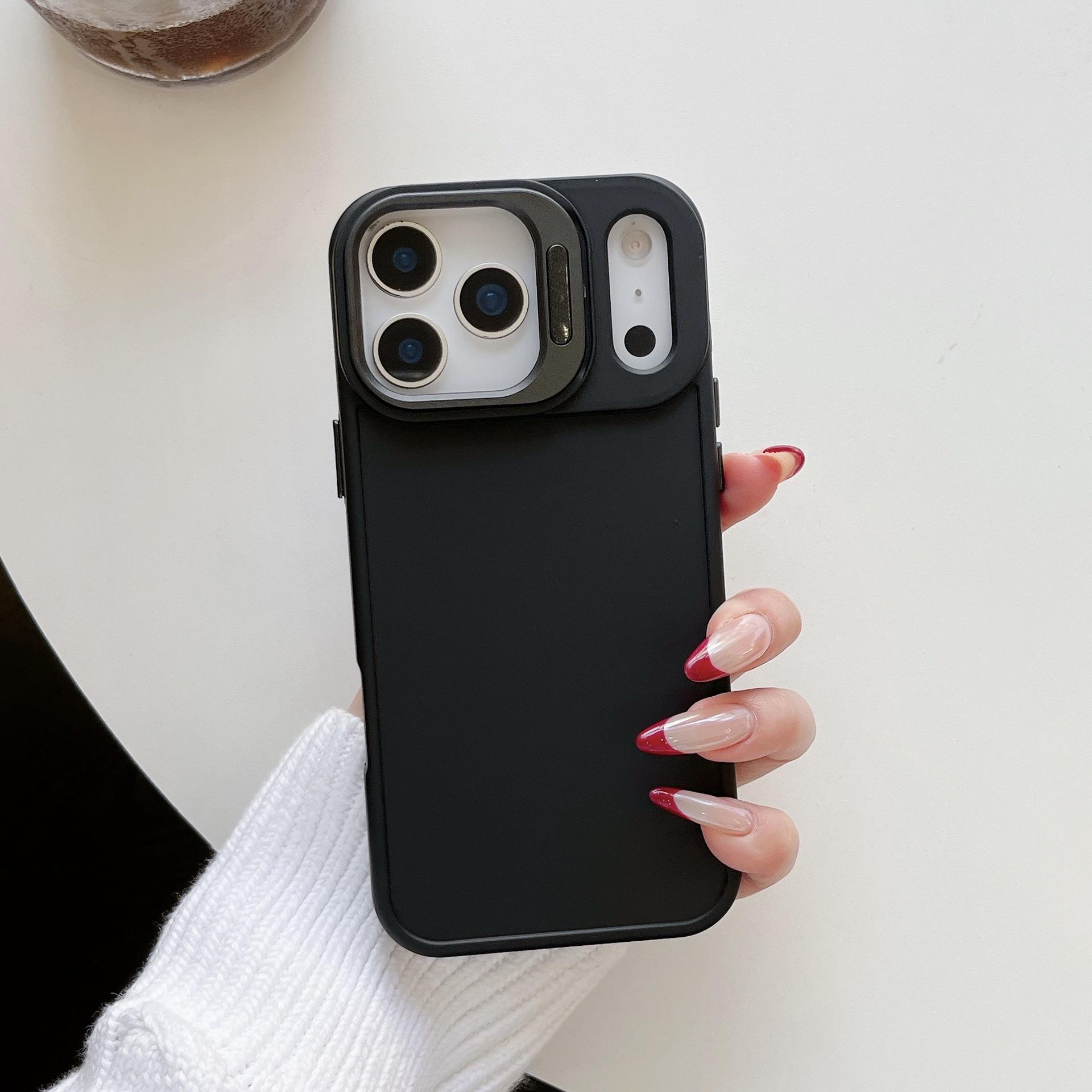 

Covert Camera Bracket for iPhone 17 Pro Max Case with Solid Buttons and Apple 16 Drop Protection Cover iPhone 13 Pro чёрный