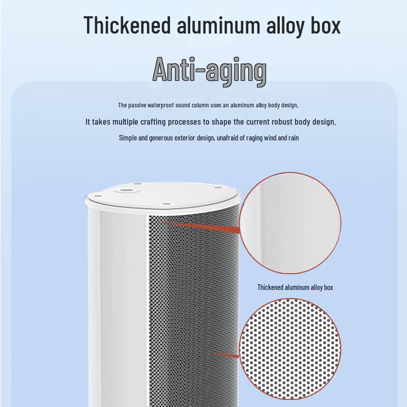 SAST Outdoor Waterproof Sound Column Speaker CN Plug (adapter Included)