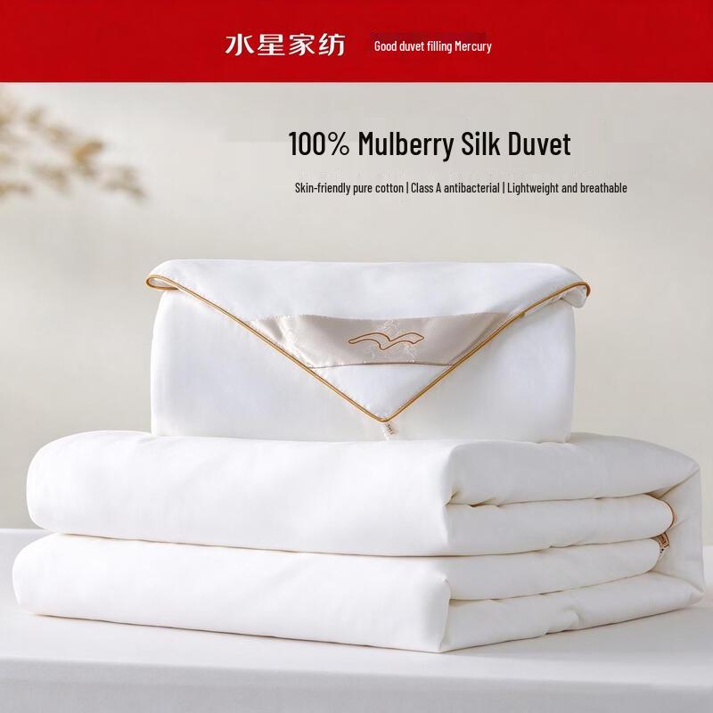 Mercury Home Textiles 100% Mulberry Silk 2-in-1 Comforter