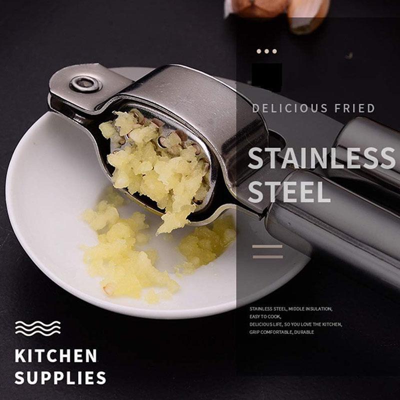 Multifunctional Garlic Mincer, Tool Handheld Garlic Crusher for Kitchen