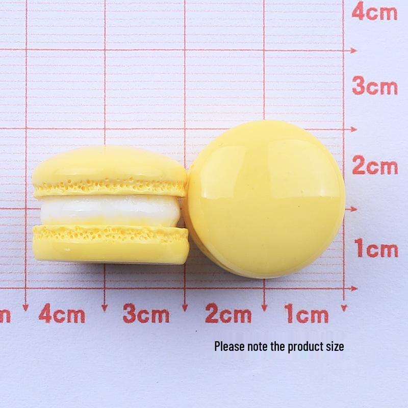 Handmade Cartoon Macaron Resin Hair Clip DIY Jewelry Accessories