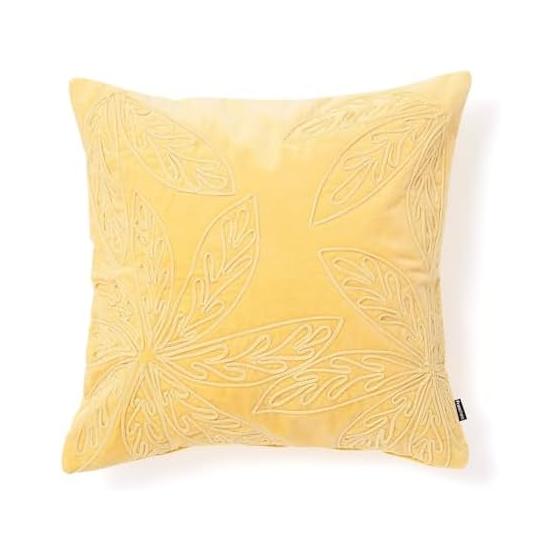 Francfranc Code Drawing Cushion Cover 45cm x 45cm Yellow (098)