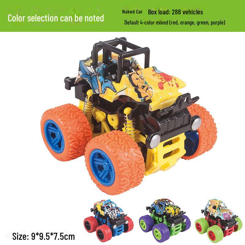 Children's Dinosaur Inertia Car: Four-Wheel Drive Off-Road Toy