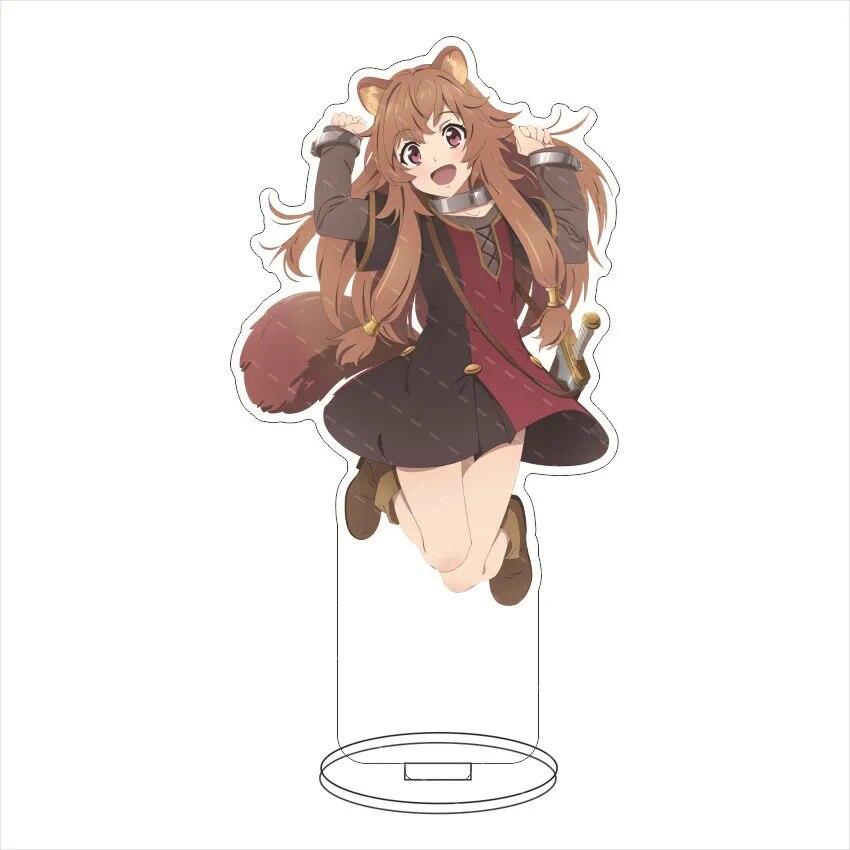 Anime Figures Raphtalia Filo Amaki Ren Action Cosplay Toys The Rising of The Shield Hero Acrylic Character Stand Model Dolls