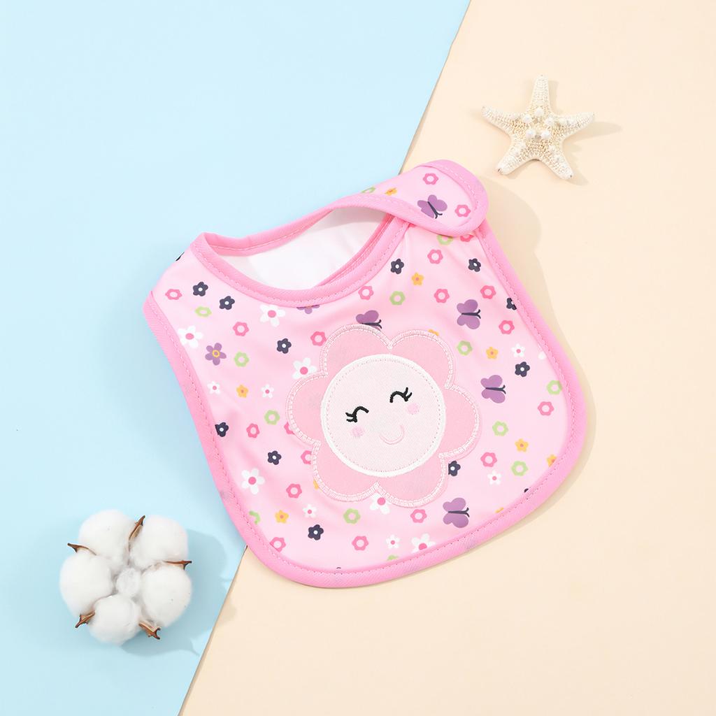Baby Girl Boy Feeding Bibs Waterproof Apron Cartoon Towel Kids Toddler Dinner baberos Bandanas Burp Cloths