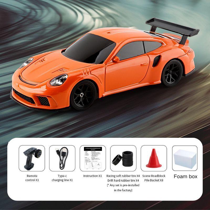 2025 Best-seller 1:64 1:43 Drift Remote Control Car, Four-wheel Remote Control Car, Full-scale Desktop Racing Toy, Children Gift