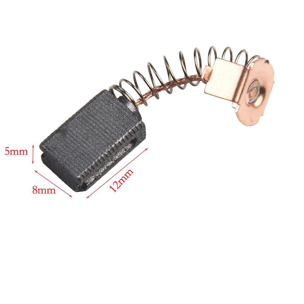 10 Pcs Carbon Brushes 5x8x12mm Spare Parts For Angle Grinder G720 Carbon Brush Power Tool Replace  Accessories