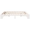 Bed Frame White 180 x 200 cm Solid Pine Wood