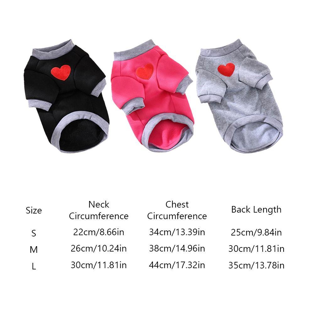 Thickened Warm Dog Hoodie Polyester Pet Sweater Vest Cat Dog Pullover  Taddy Yorkshire