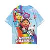 Gabby Dollhouse Children's T-shirts 3D Cartoon Print Tees Fashion Boys Cute Girls Short Sleeve Kids Casual Tops Summer Clothing