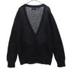 J.SABATINO Stripe Long Sleeve Knit Cardigan 1 Black X Navy Men's Used