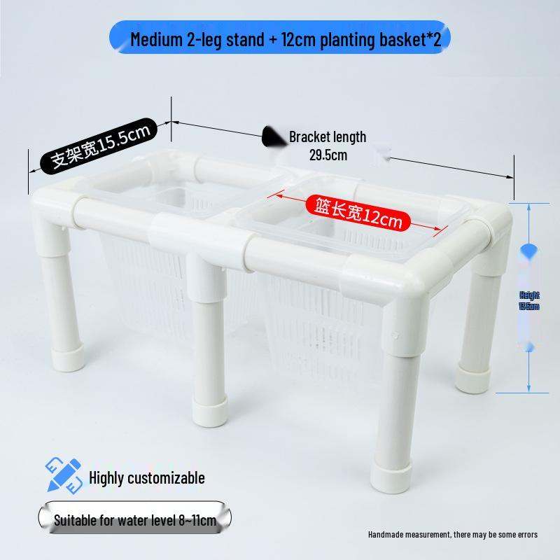 Hydroponic Plant Basket for Aquatic Tanks - Pothos Holder & Landscaping Decor