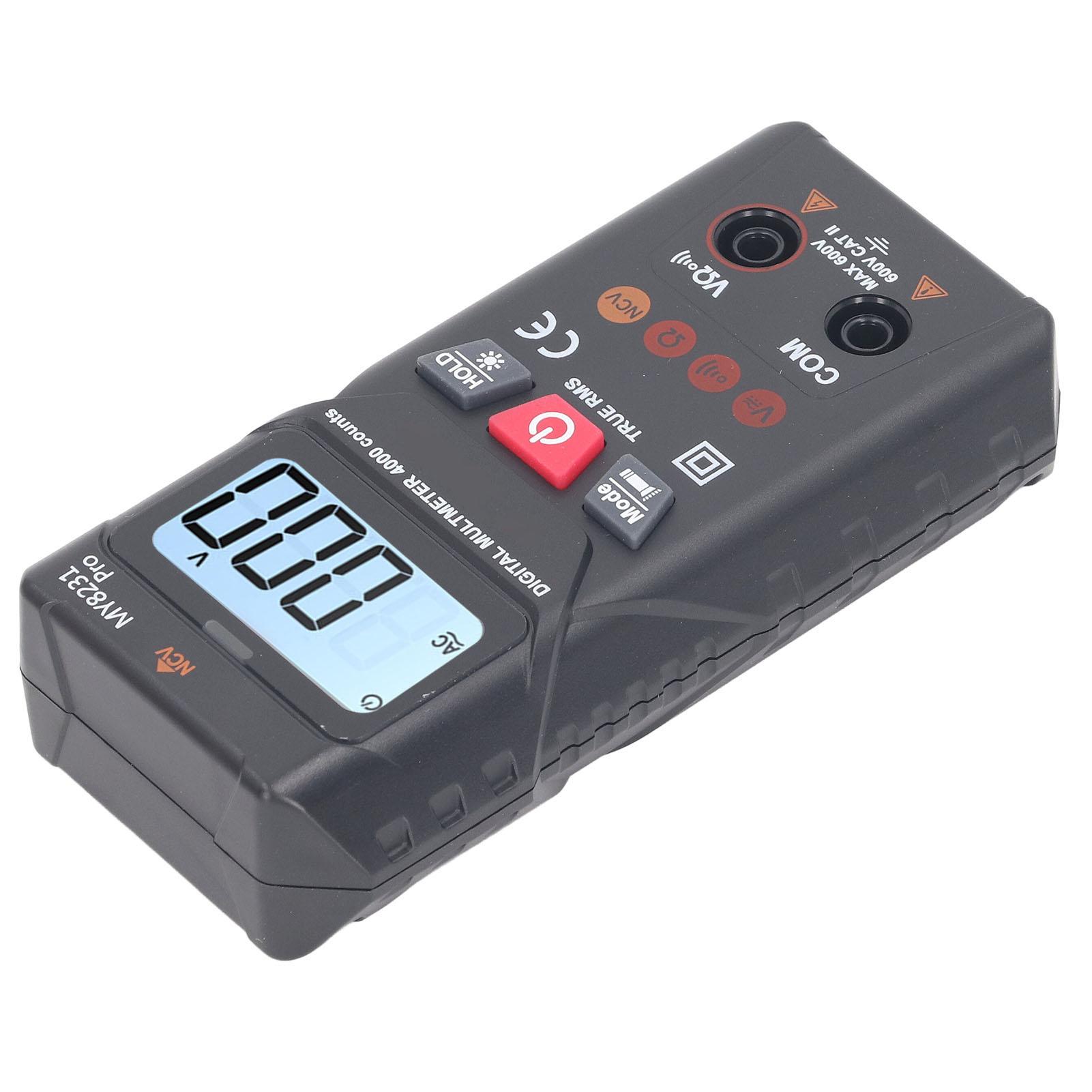 

Smart Digital Multimeter 4000 Counts Automatic Identification Anti Burning Ohm Volt Test Meter