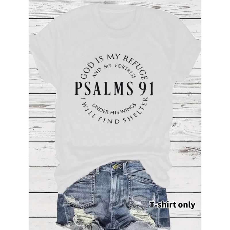 Women's Short-sleeved Loose and Fashionable T-shirt with Letter Prints