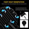 2PCS/1PCS Waterproof Round LED Angel Eyes Light Bar Portable Spotlights Motorcycle Offroad Car Truck Driving Boat Work Light