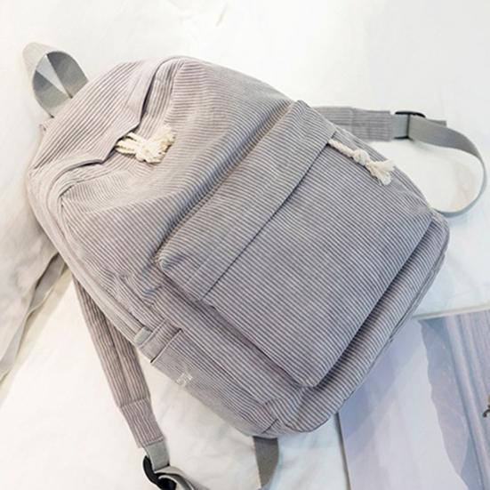 Jednobarevný manšestrový batoh proti krádeži, tréninkový batoh s nastavitelnými popruhy, velkokapacitní unisex školní taška na cestování, kempování, do práce, do posilovny