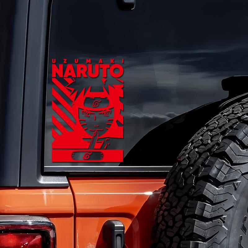 דמויות אנימה משחררות נינג'וטסו מדבקות יצירתיות ומצחיקות למעריצי קריקטורות ואוהבים, איכות גבוהה למכוניות, משאיות, אופנועים