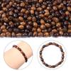 250-500pcs 6x8mm Brown Oval Natural Wooden Beads for Jewelry Making Loose Spaced Wood Beads DIY Necklace Bracelet Accessories