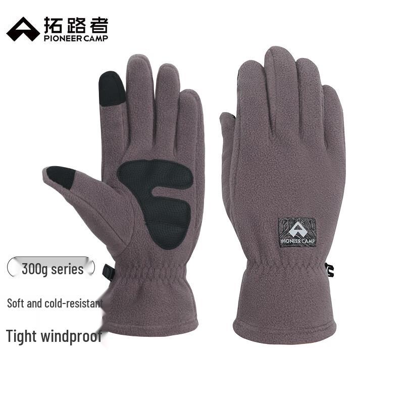 Tuoluzhe Универсальные теплые флисовые перчатки для сенсорного экрана для улицы XL