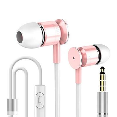 Headphones with Microphone, Wired Headset with Subwoofer, In-Ear High-Resolution Earphones, Stereo Earphones, 3.5mm Connector, for