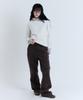 PARADIGMFILM [Ep.03] Slant High-Neck Hooded Knit (Ivory)